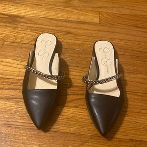 Jessica Simpson size 7 women Black back out shoes